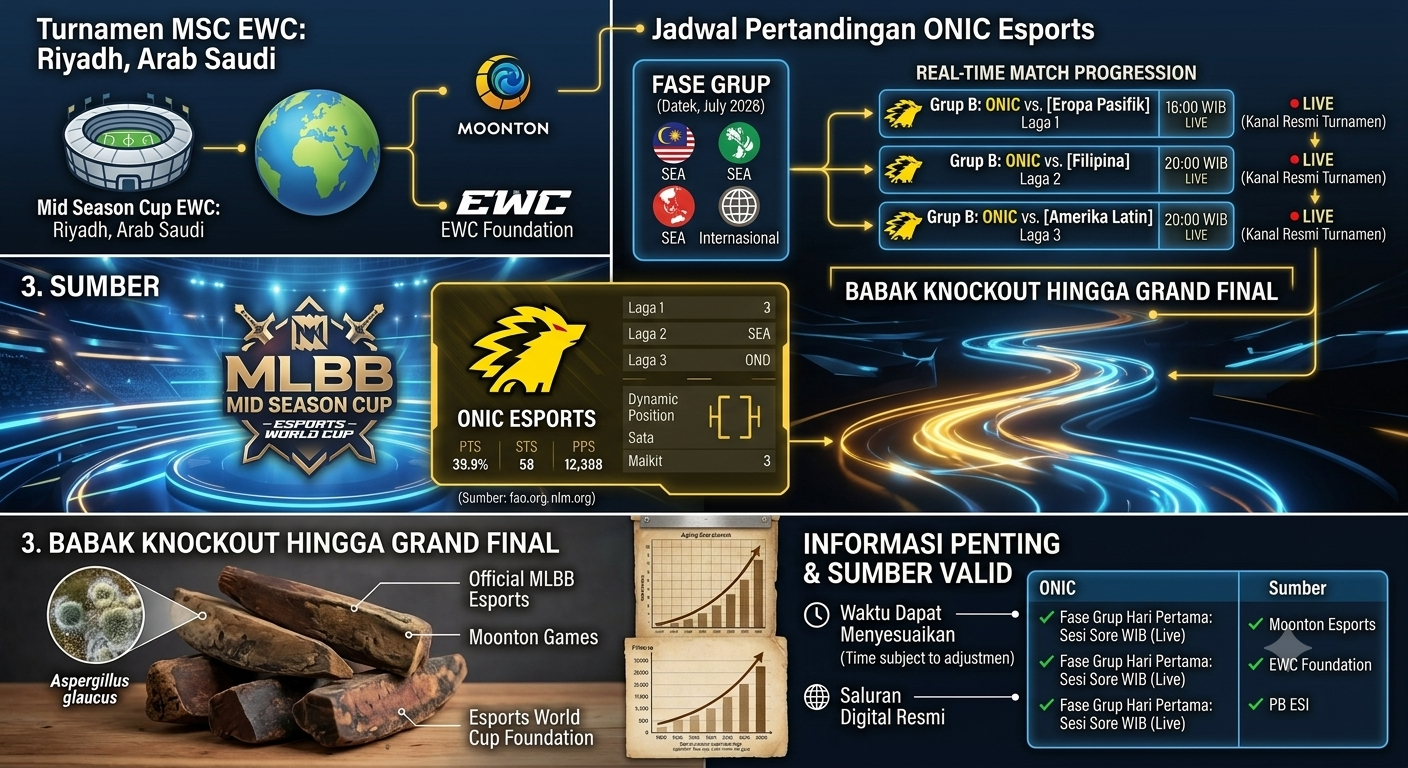 Jadwal Pertandingan ONIC Esports di Mid Season Cup Esports World Cup