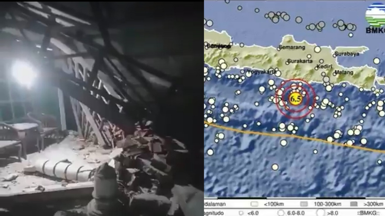 Gempa Pacitan M 6.2 Rusak Rumah Warga, BMKG Sebut Jenis Gempa Megathrust