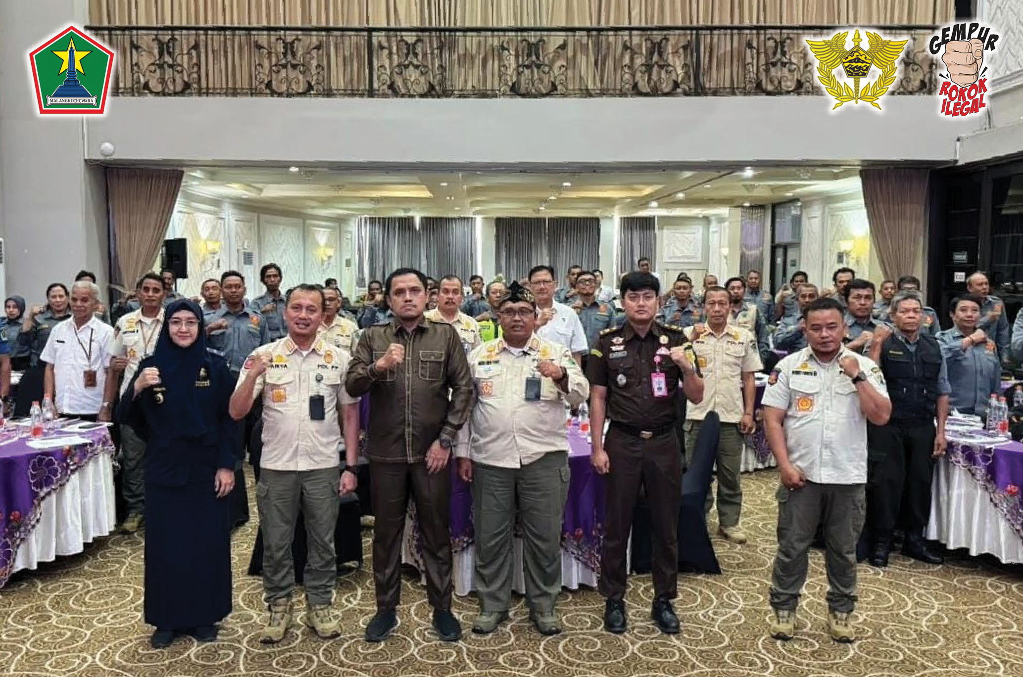 Berantas Peredaran Rokok Ilegal di Kota Malang, Pemkot Gandeng Satlinmas