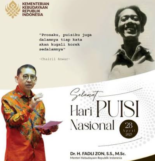 Hari Puisi Indonesia Diperingati 26 Juli, Begini Sejarah dan Perbedaannya dengan Hari Puisi Nasional