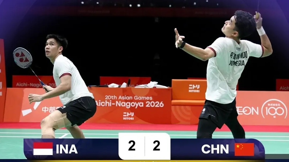 Leo/Daniel Menang, Indonesia Paksa China Mainkan Partai Penentuan di Final Asian Games 2026