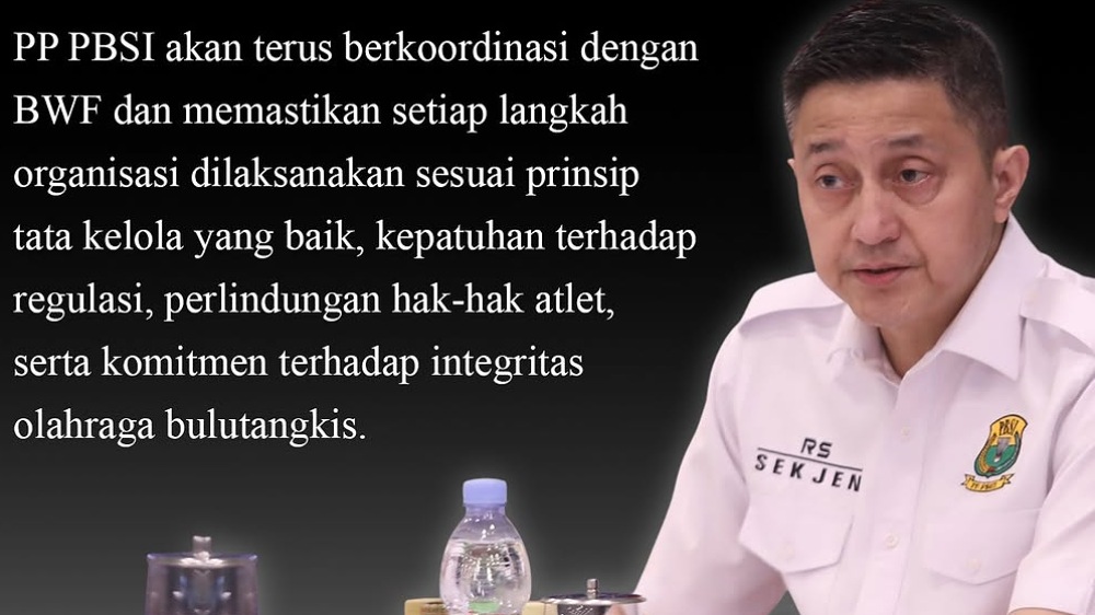 PP PBSI Buka Suara, Minta Publik Tak Berspekulasi soal Dugaan Pelanggaran Integritas