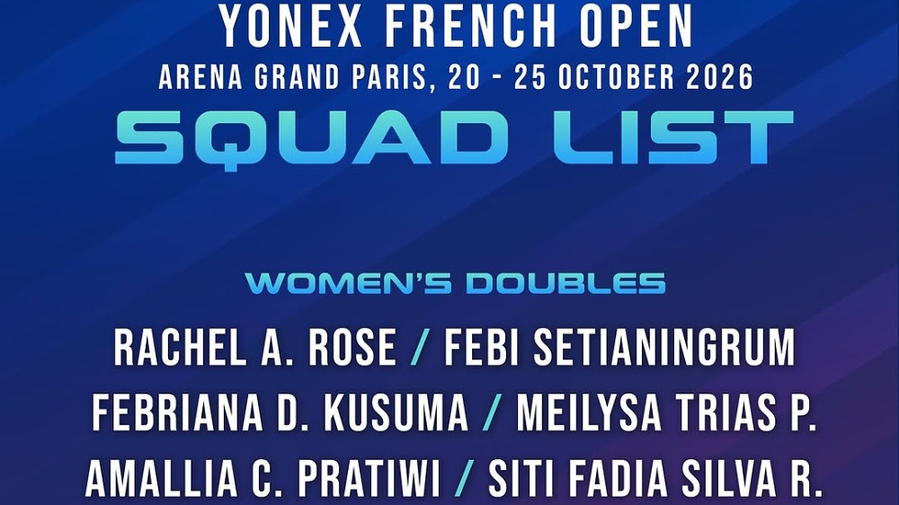 French Open 2026: Persaingan Wakil Indonesia Dimulai, Ini Daftar Laga Hari Pertama