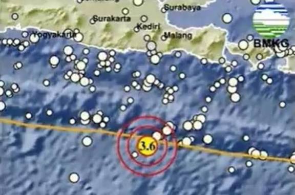 Gempa Magnitudo 5,5 Guncang Pacitan, Getaran Terasa hingga Malang Raya