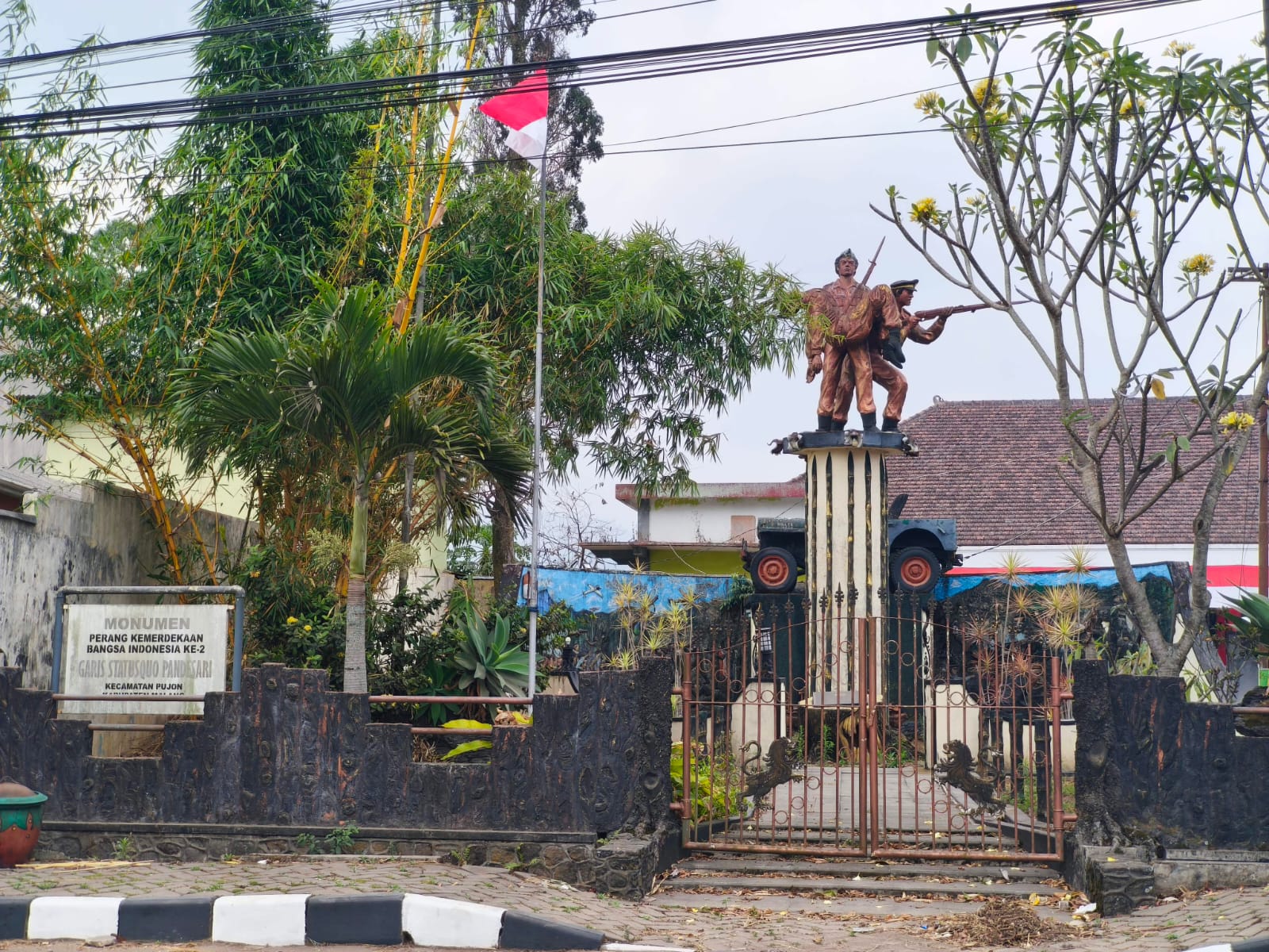 Monumen Pujon Jadi Saksi Pertempuran Garis Van Mook, Kopral Kastawi Gugur Melawan Belanda