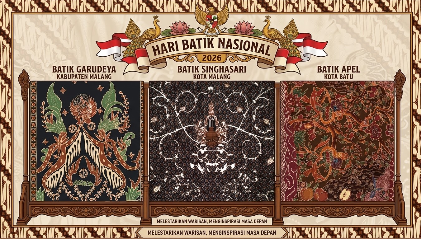 Hari Batik Nasional 2026: Batik Malang Raya Makin Beragam, Ada Puluhan Perajin dan Motif Khas
