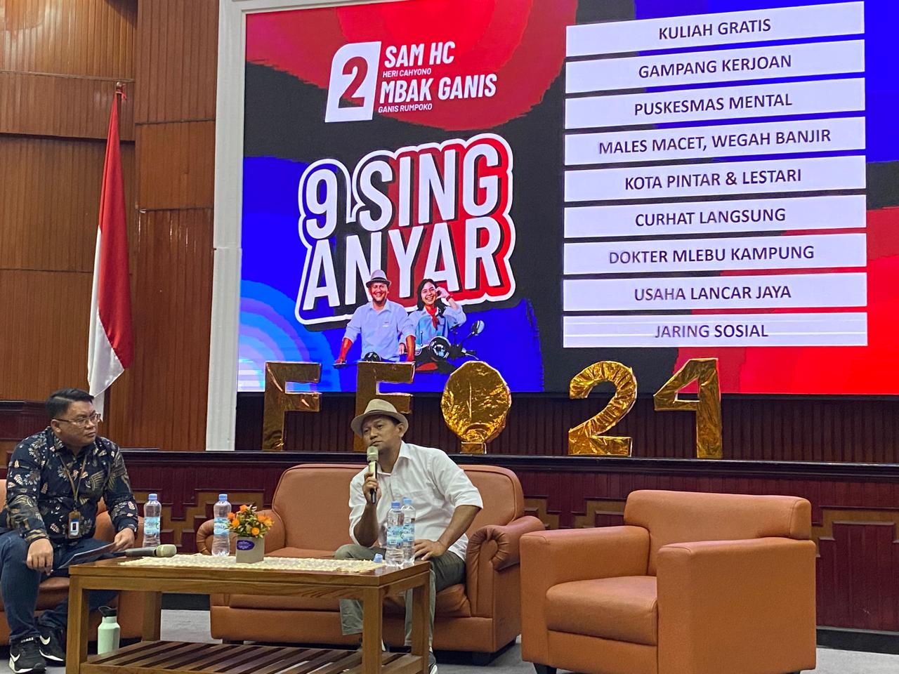 Satu-satunya yang Hadiri Talk Show di UB, Sam HC Leluasa Paparkan Sembilan Anyar 