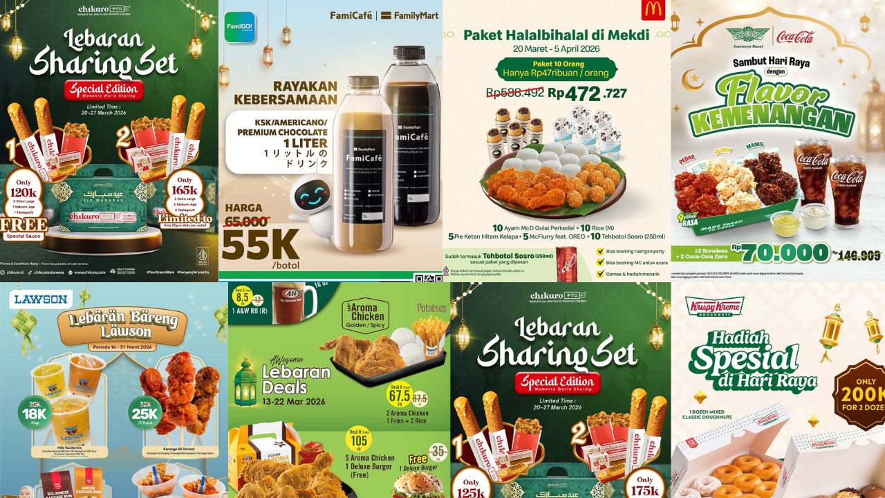 9 Daftar Promo Makanan Lebaran 2026, Ada Feel Matcha, Chikuro, hingga FamilyMart