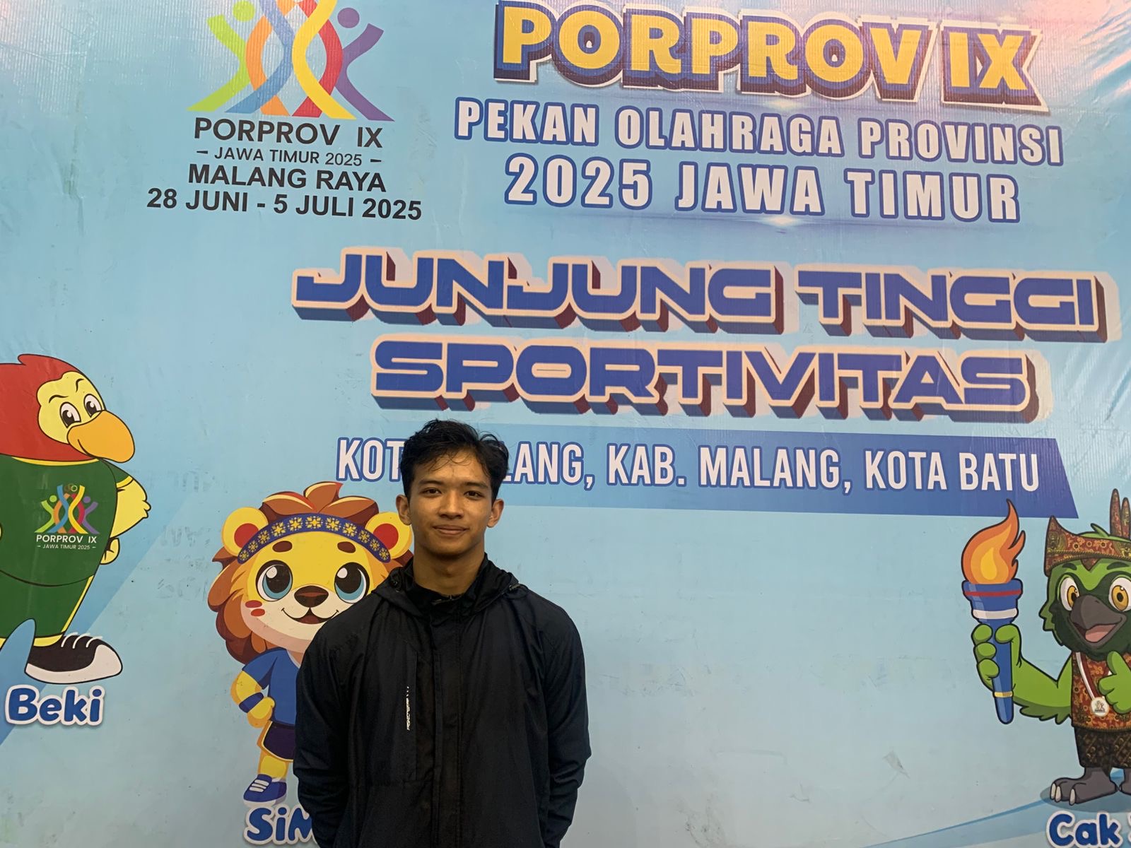 M. Ilyas, Bintang Muda Wushu Kota Malang Bersinar di Porprov Jatim IX 2025