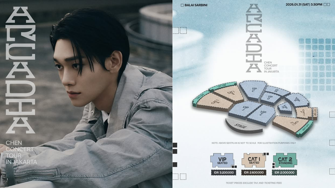 Chen Exo Konser di Jakarta Januari 2026, Ini Lokasi dan Harga Tiketnya, Termurah Rp2 Juta