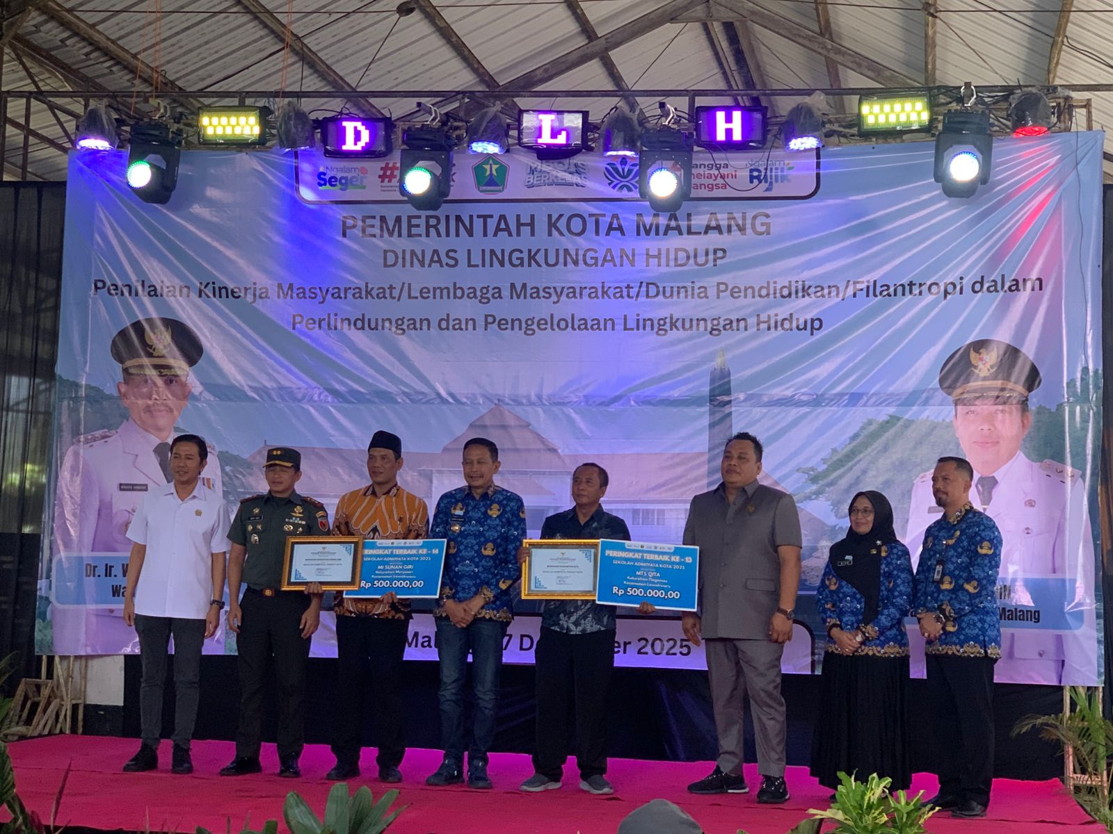 Pemkot Malang Serahkan Penghargaan Lingkungan Hidup kepada 50 Lembaga dan Kampung