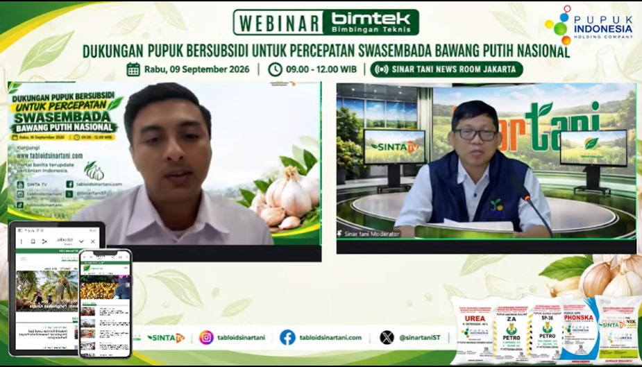 Pupuk Indonesia Dukung Percepatan Swasembada Bawang Putih