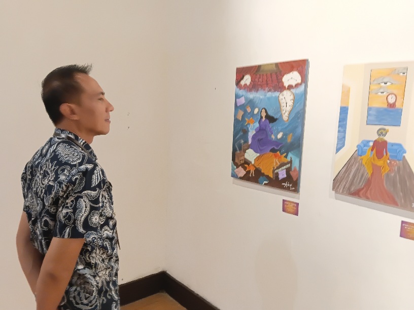 Pameran Jajah Ranja di Galeri Raos Batu, 34 Mahasiswa UB Ekspresikan Mimpi Masa Kecil