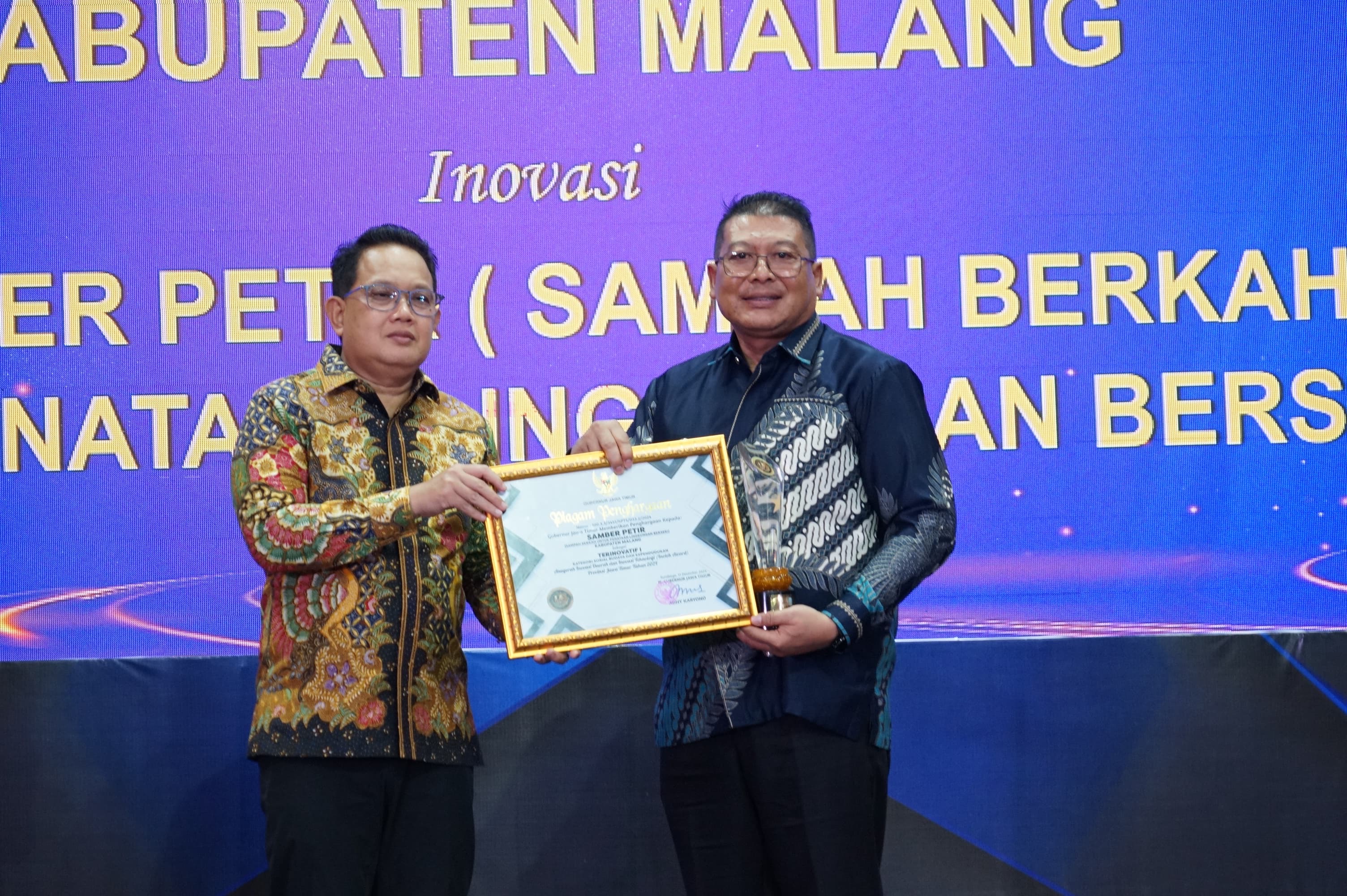 Olah Sampah dengan Samber Petir, Pemkab Malang Kembali Raih Penghargaan  