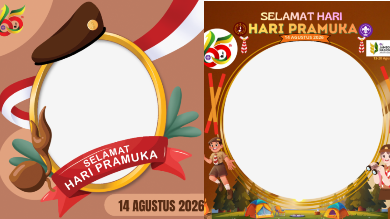 50 Link Twibbon Hari Pramuka 2026 Gratis, Lengkap Ucapan dan Cara Membuatnya