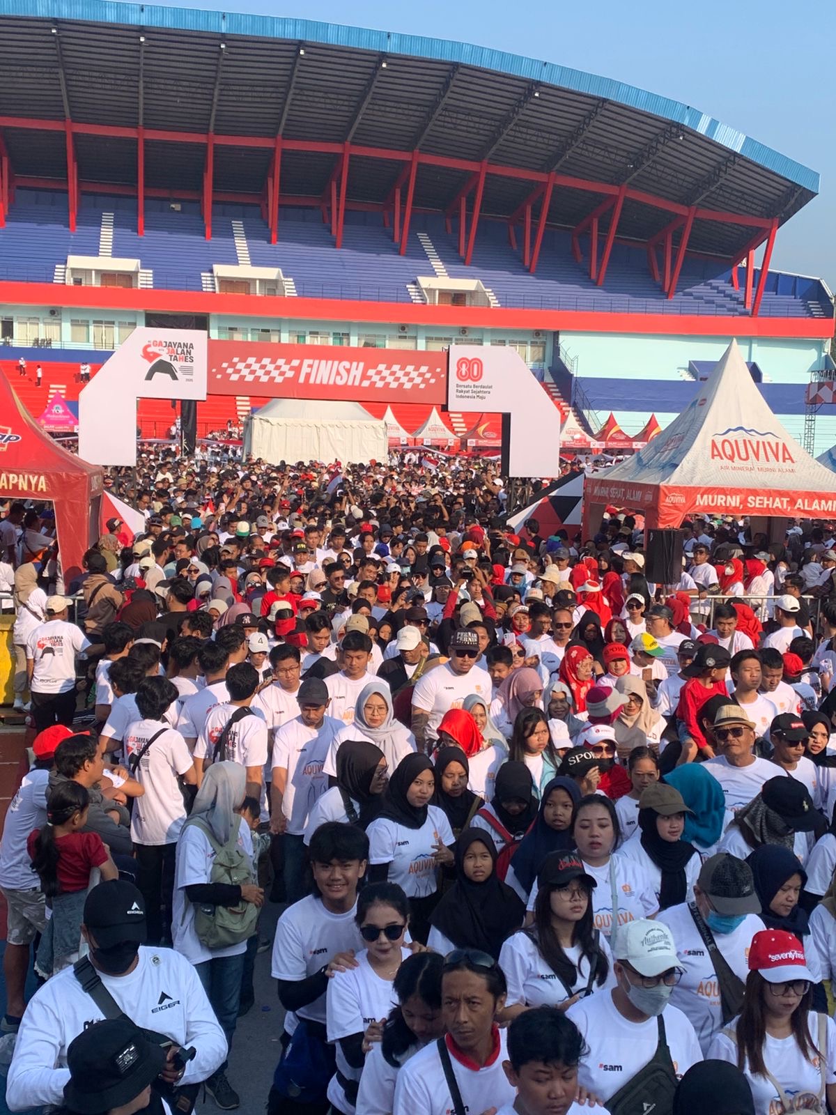 Sport Tourism Malang Semakin Hidup, 12 Ribu Warga Ikut Jalan Sehat Gajayana