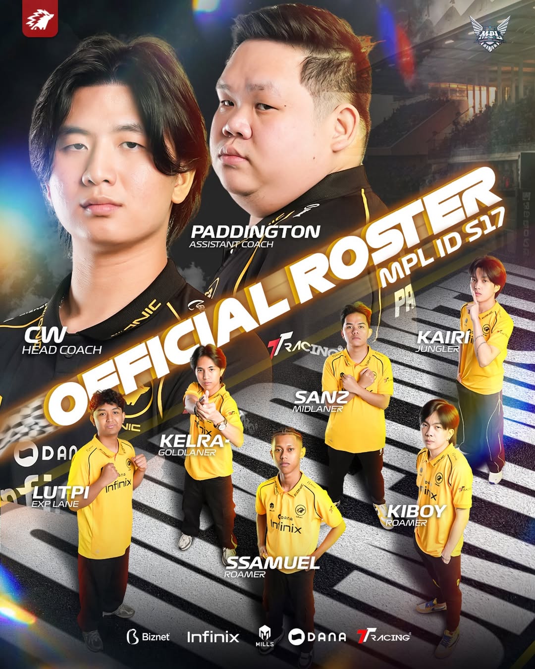 ONIC Resmi Umumkan Roster MPL ID Season 17, Siap Tampil dengan Semangat Baru