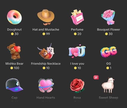 Daftar Harga Gift TikTok Terbaru 2025