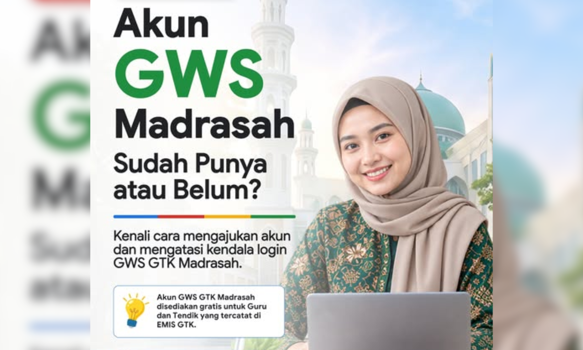 Cara Ajukan Akun GWS GTK Madrasah 2026 di EMIS, Guru dan Tendik Perlu Cek Menu Ini