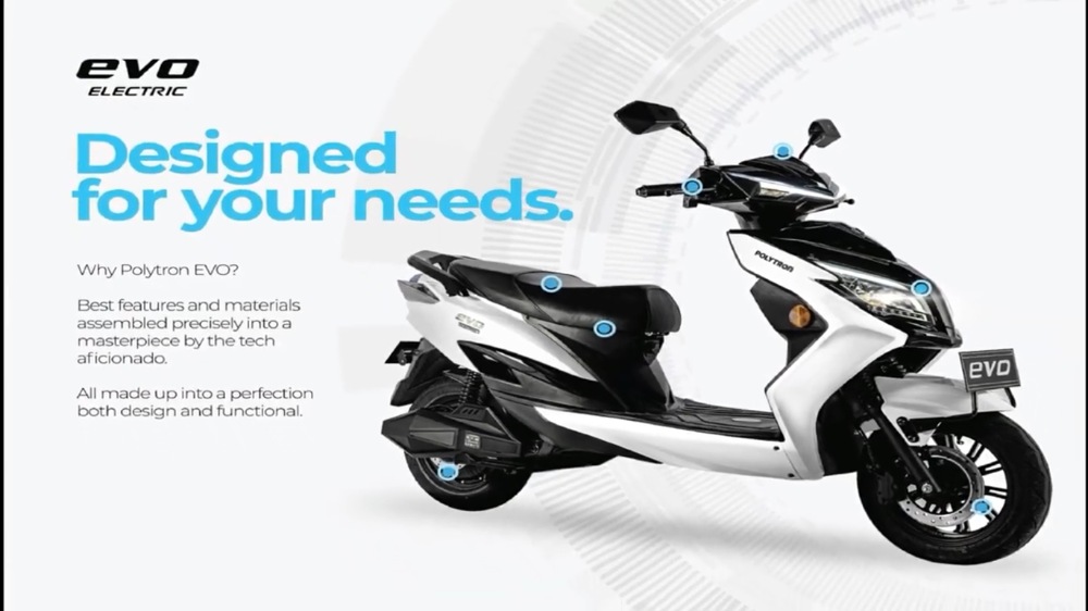 Polytron Evo Motor Listrik: Spesifikasi Gahar 3000 Watt, Jarak 200 KM Jadi Andalan