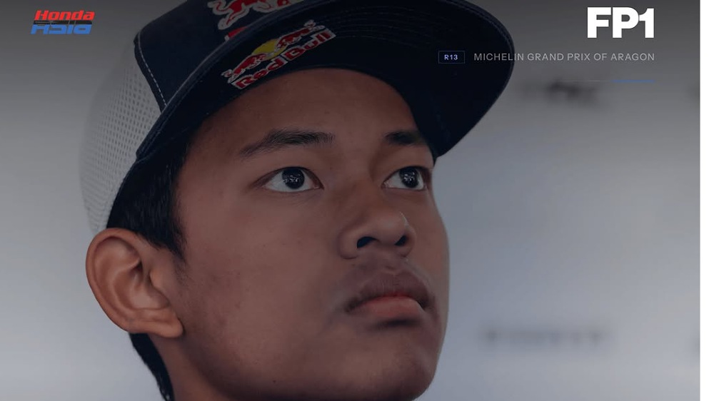 Veda Ega Pratama Peringkat 20 FP1 Moto3 Aragon, Ini Jadwal Lengkap Seri ke-13