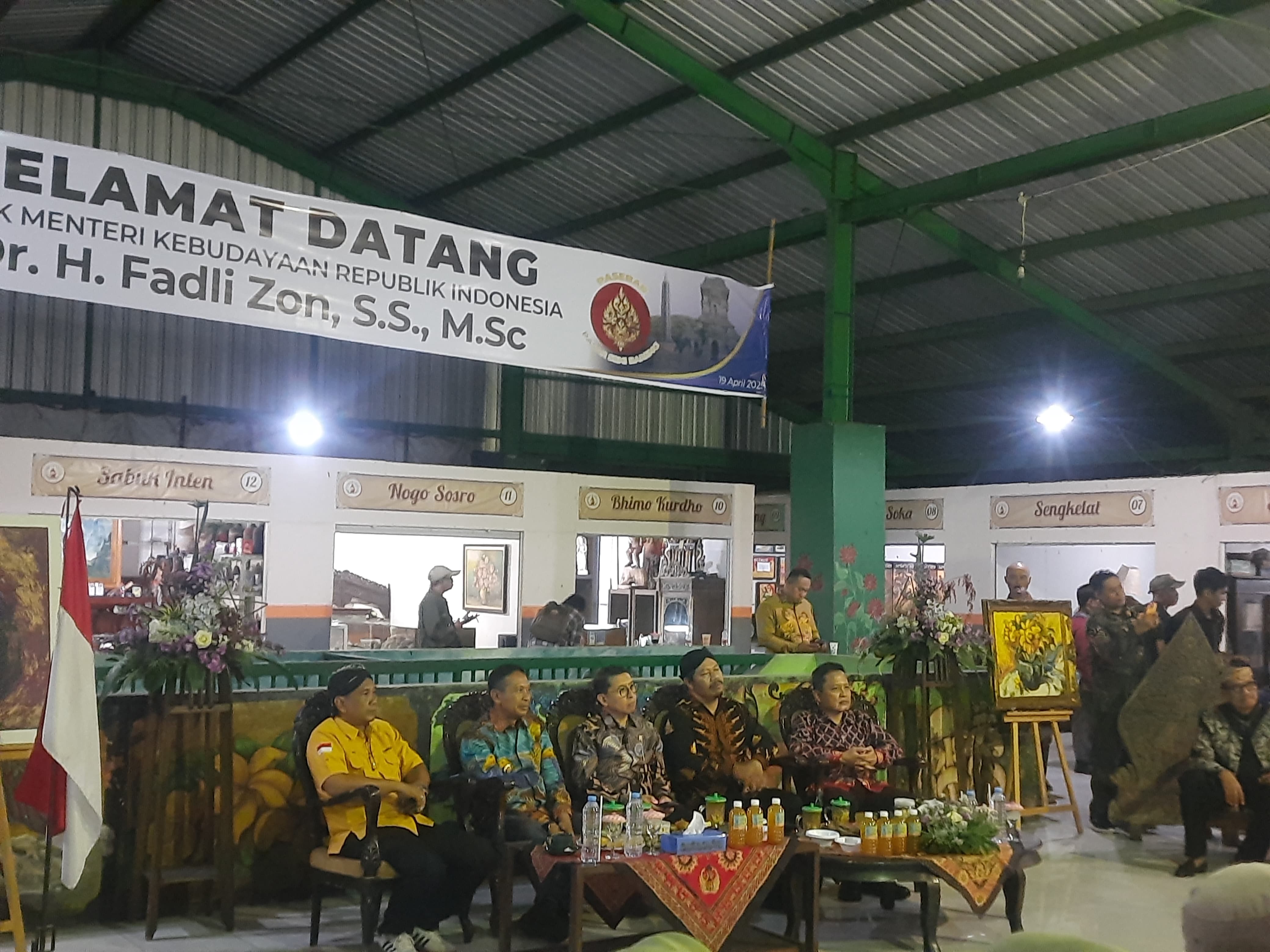 Dikunjungi Menteri Kebudayaan, Pasar Seni Bareng Akan Dijadikan Fokus Pengembangan Budaya Kota Malang