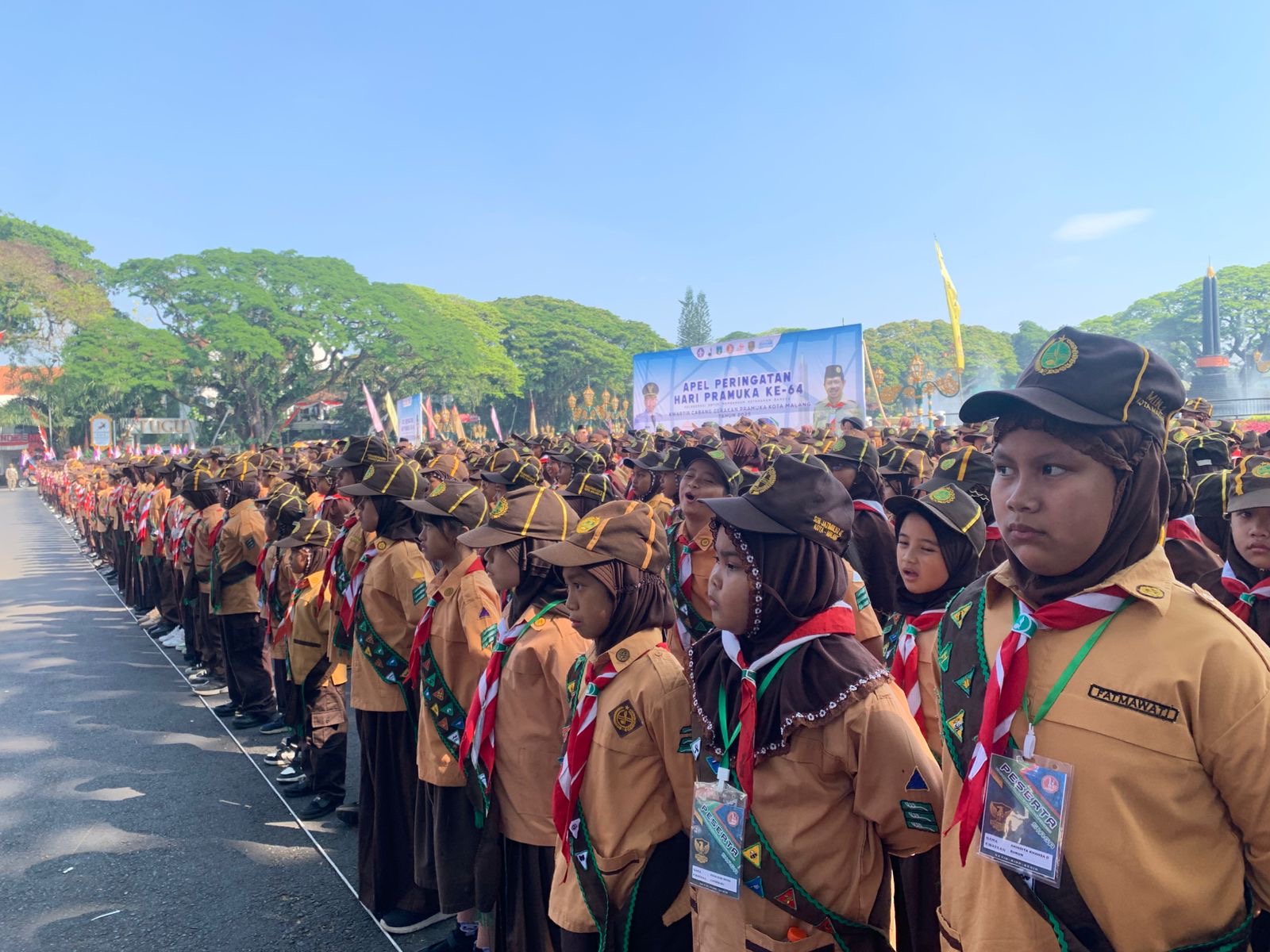 Pimpin Peringatan Hari Pramuka ke-64 Kota Malang, Wali Kota Serahkan Penghargaan bagi Pramuka Beprestasi