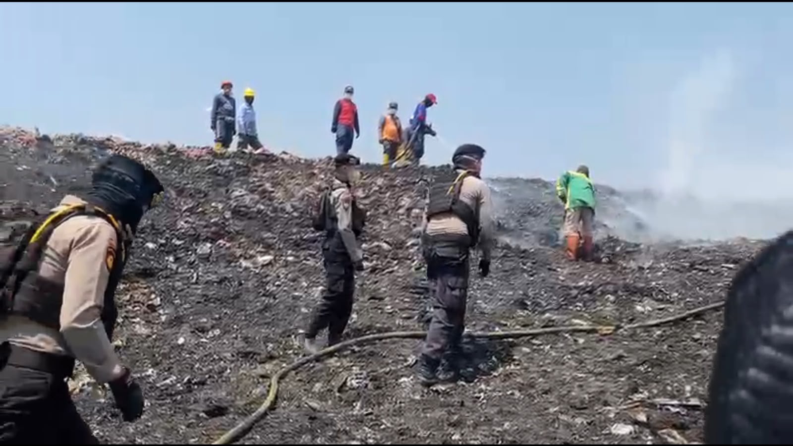 Dugaan Pembakaran Sampah di TPA Supit Urang Malang Diselidiki Polisi