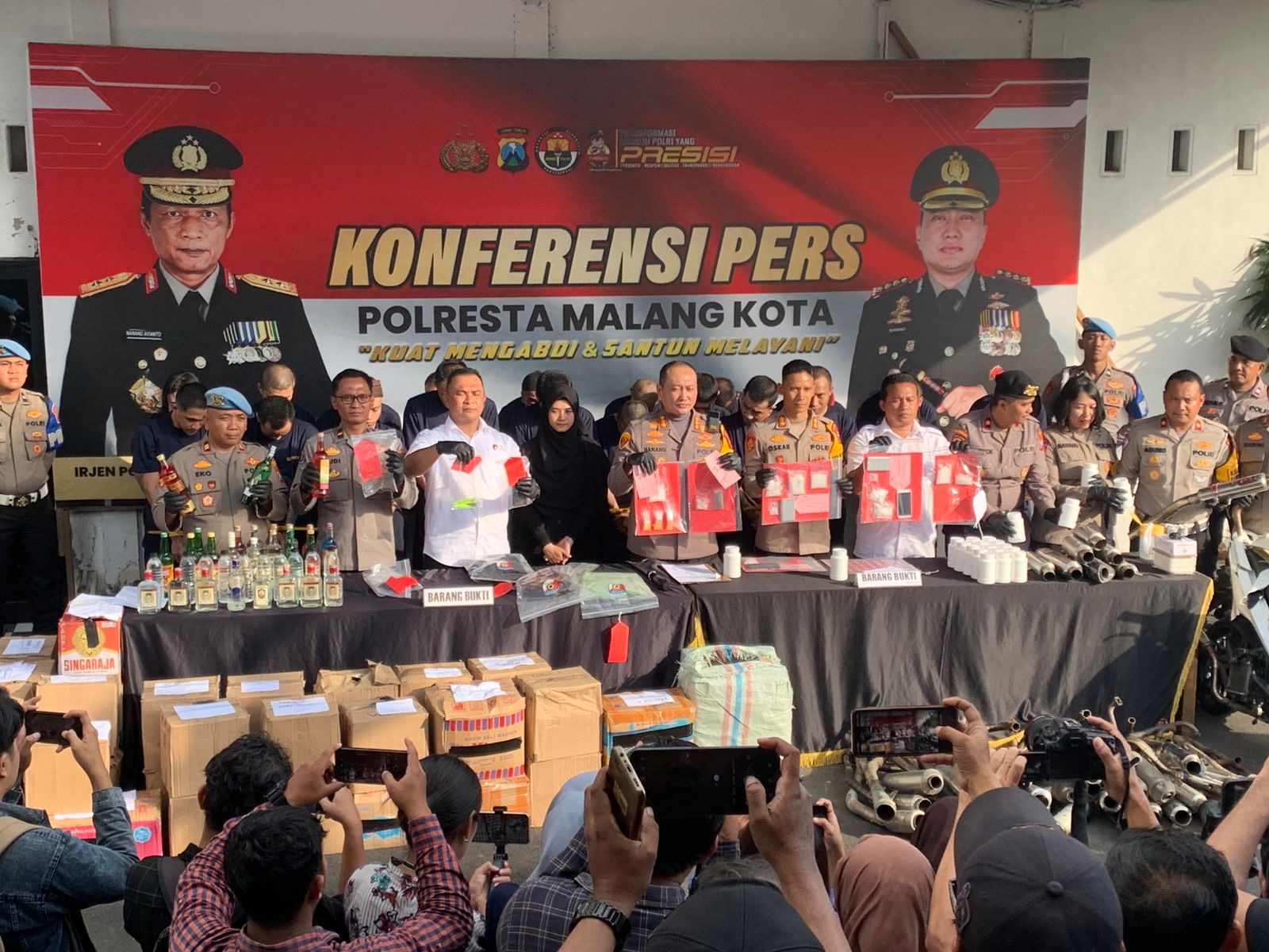 Gangguan Kamtibmas di Kota Malang Anjlok 41,71 Persen sepanjang 2025