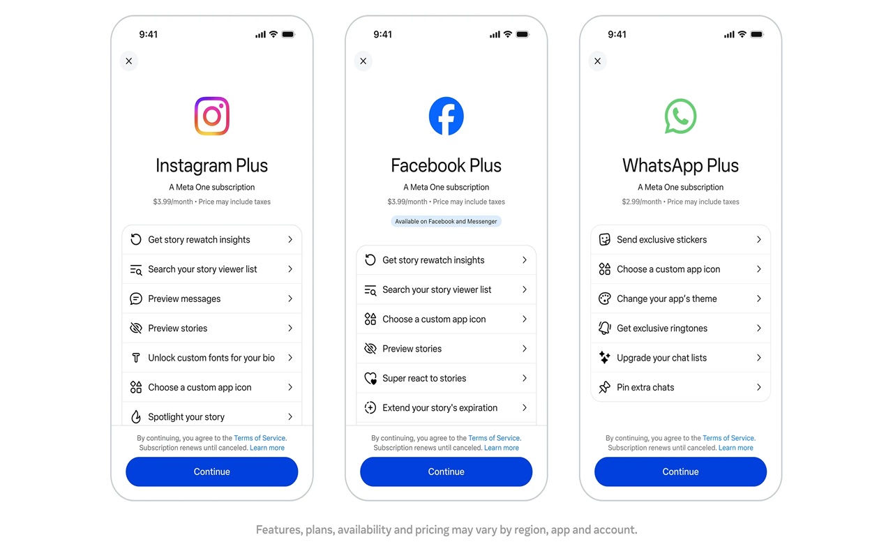 Meta One Resmi Meluncur, Paket Instagram hingga WhatsApp Mulai Rp52 Ribuan per Bulan