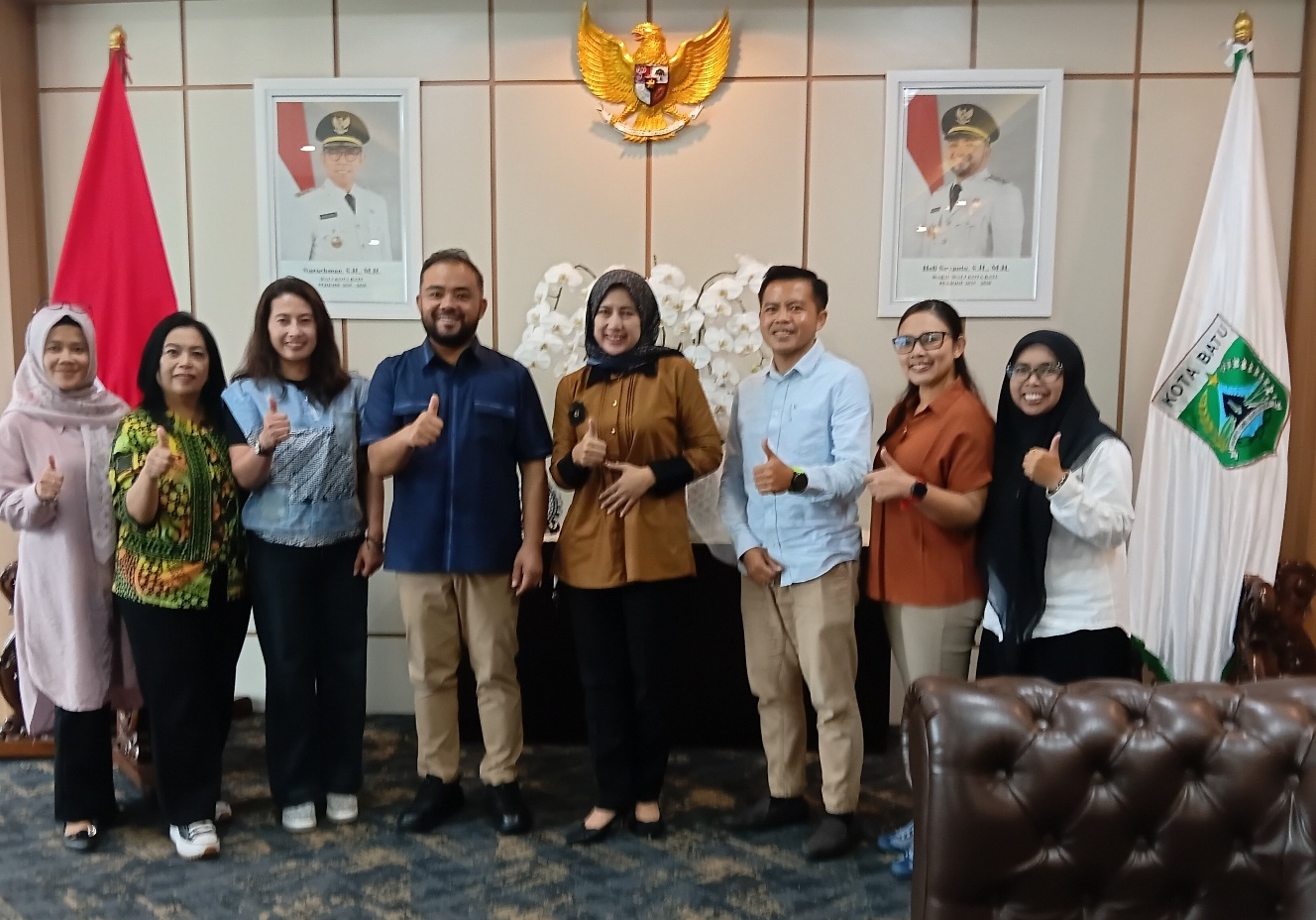 Panitia Kartini Power Run Audiensi ke Wawali, Mas Heli Surprised Ada Dialog Perempuan Profesional Inspiratif 
