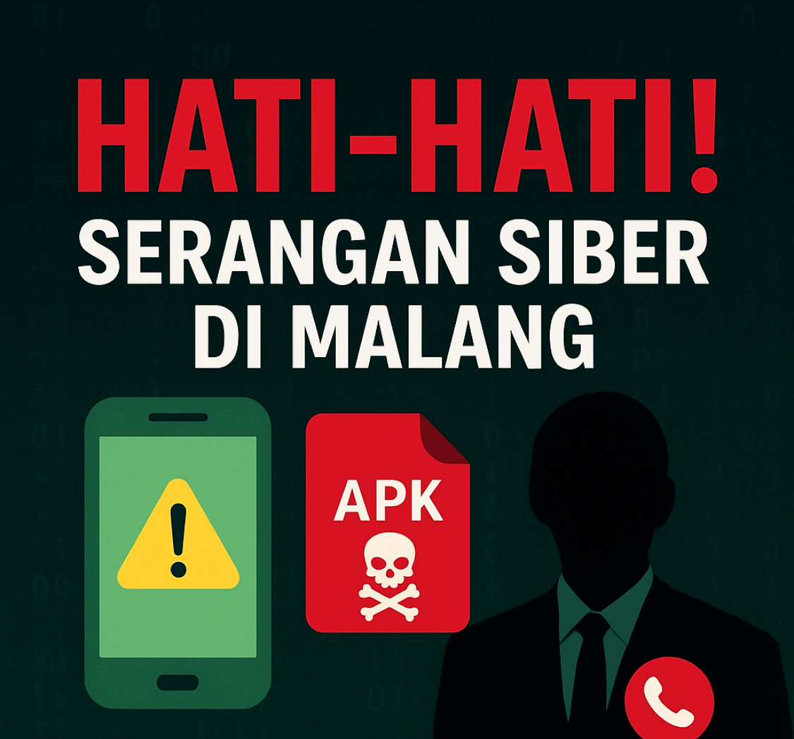 Serangan Siber Sasar Pejabat Malang, Diskominfo: Hati-Hati Klik File APK!