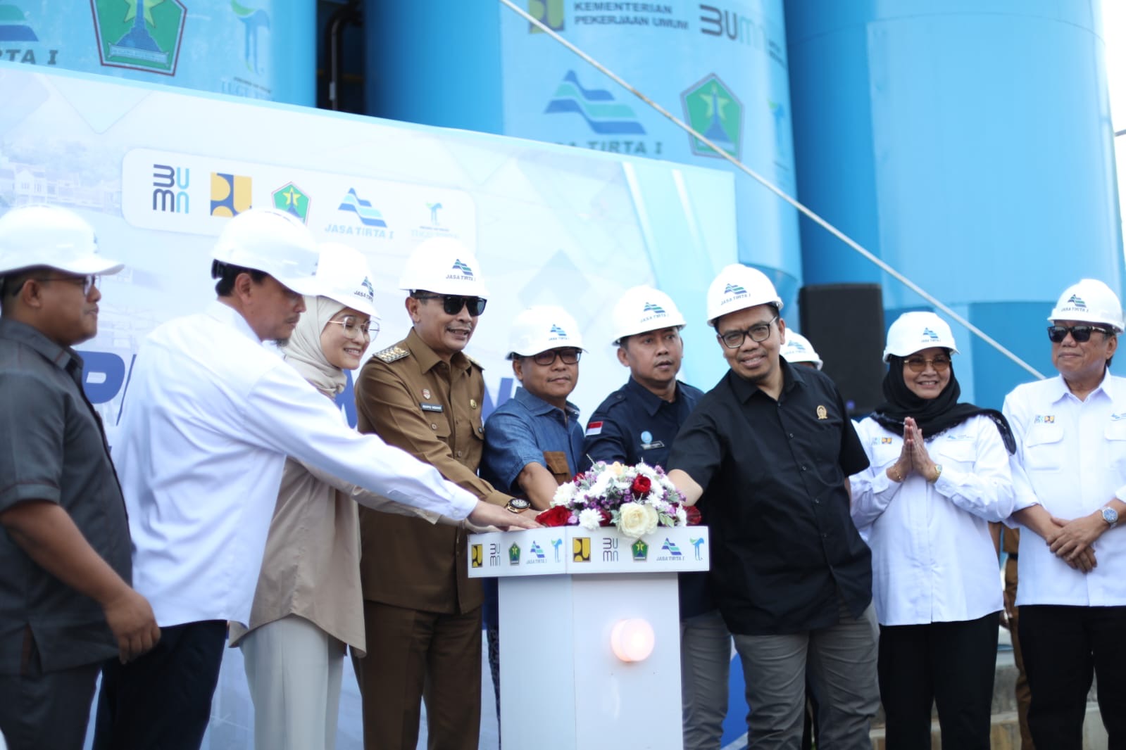 SPAM Bango Hasil Kolaborasi PJT 1-Pemkot Malang Resmi Operasi, Kota Malang Menuju Kemandirian Air Bersih