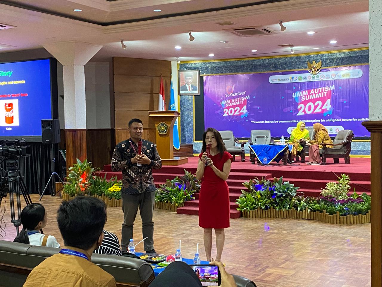 UMM Autism Summit 2024,  Pakar Singapura Presentasi Ilmiah sekaligus Sharing Pengalaman Pribadi