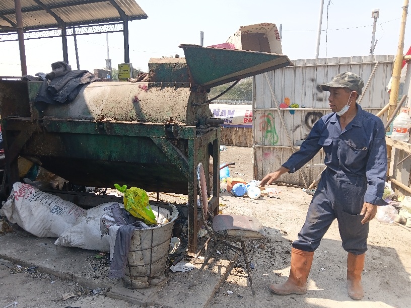 Mesin Pencacah Sampah TPS Sisir Batu Mati Sebulan, Solar Subsidi Sulit Didapat