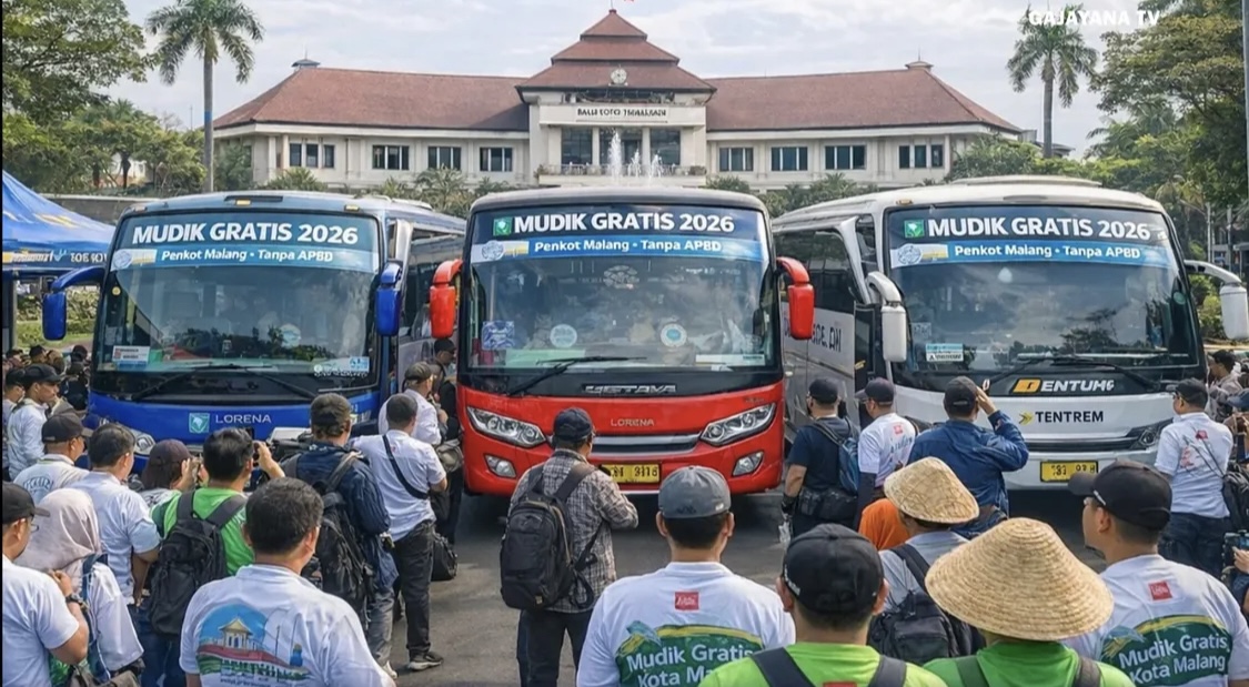 Dishub Kota Malang Siapkan 5 Rute Mudik Gratis Lebaran 2026, Kuota Terbatas
