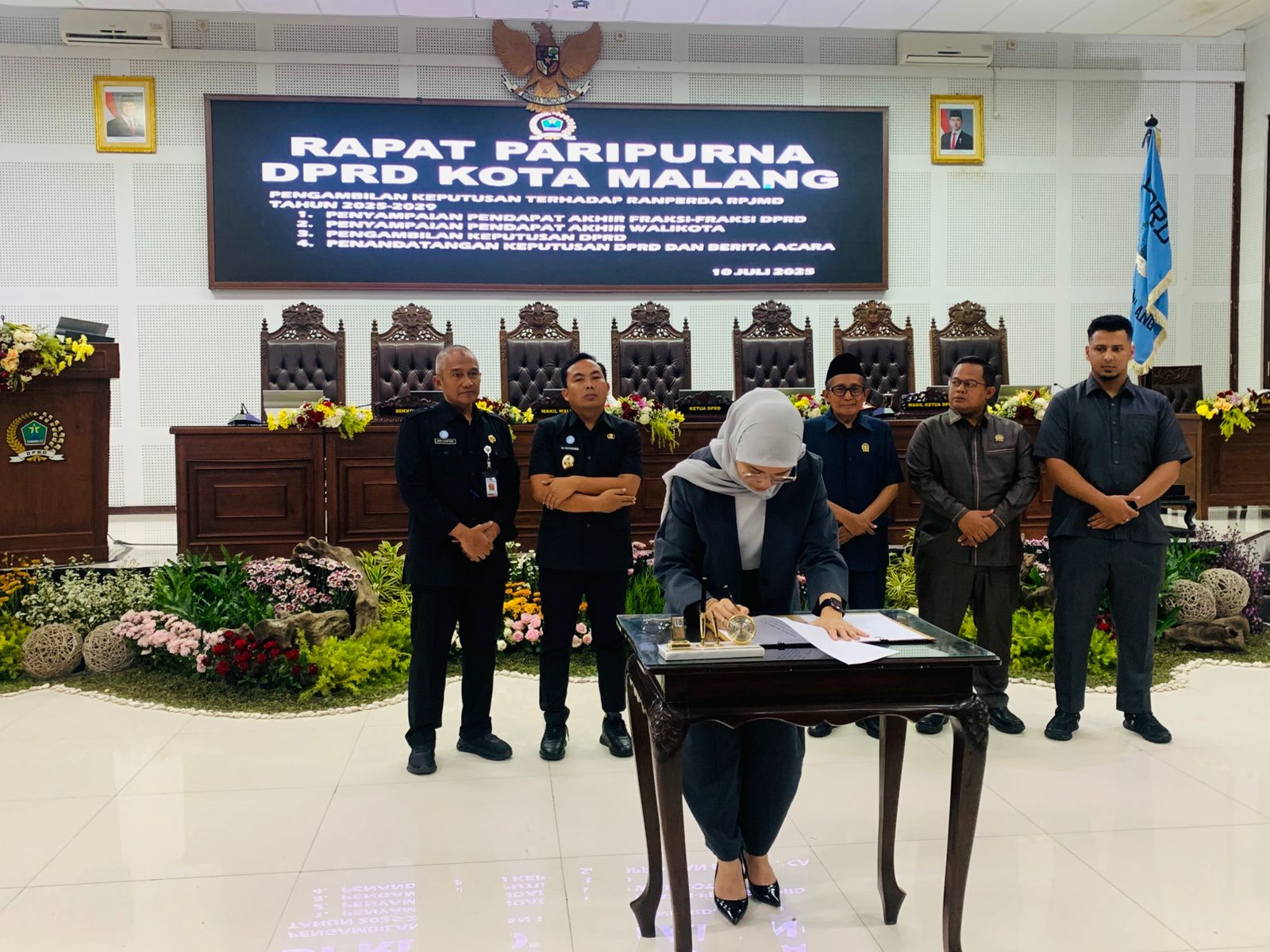 DPRD Kota Malang Setujui RPJMD 2025–2029, Fraksi-Fraksi Tekankan Infrastruktur hingga Ekonomi Kreatif