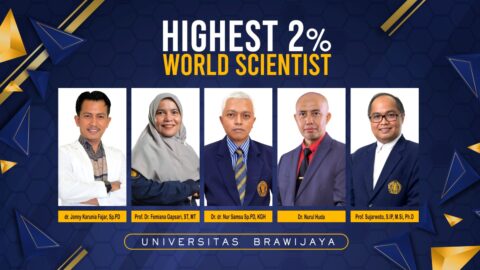 Lima Ilmuwan UB Masuk Jajaran Daftar Peneliti Terbaik Sedunia
