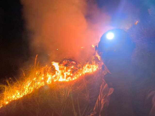 Kebakaran Lahan di Payung 3 Kota Batu, Damkar Padamkan Api Selama 4 Jam