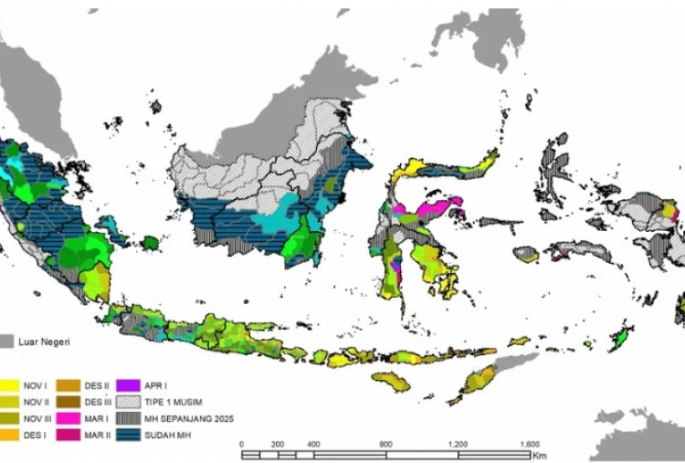 BMKG Peringatkan 16 Provinsi Berpotensi Hujan Hari Ini 23 September, 2 Wilayah Siaga