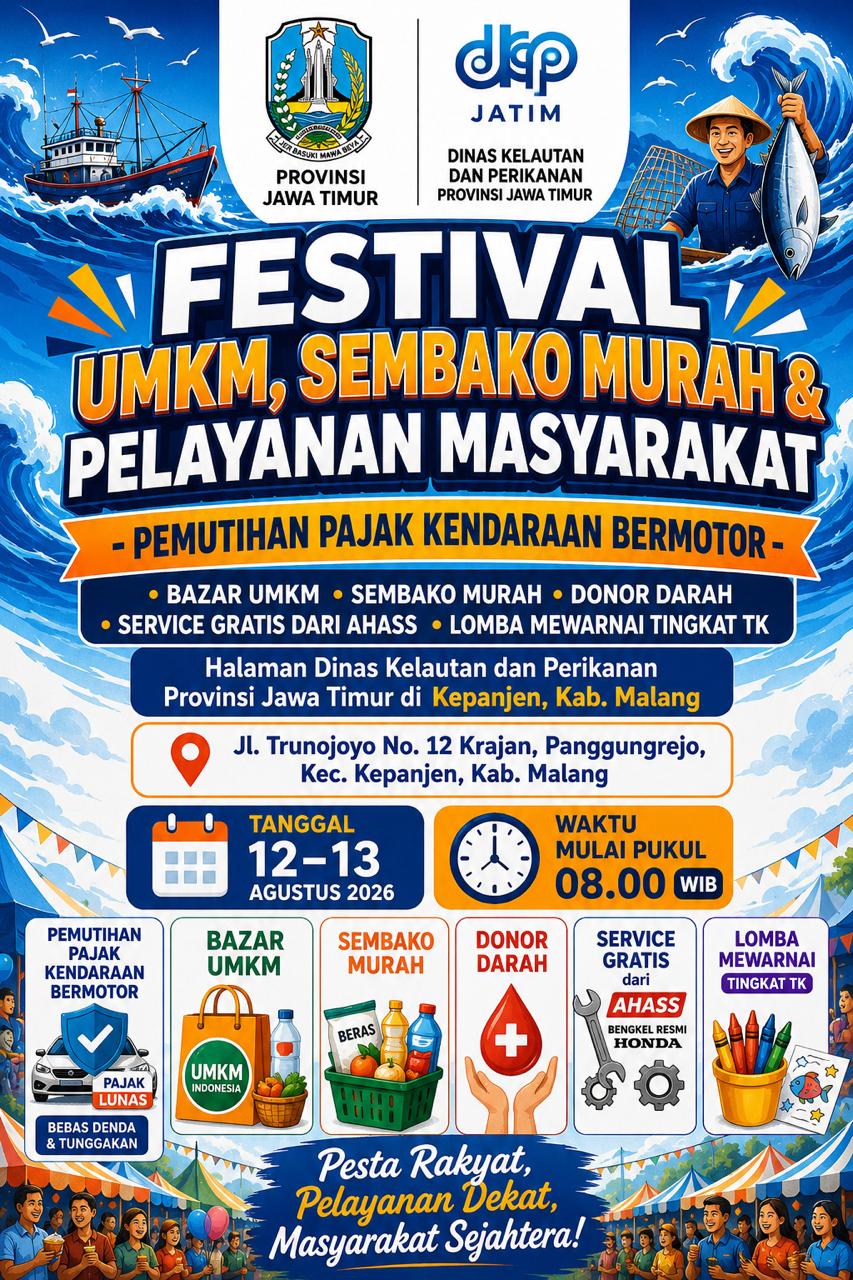 Festival UMKM dan Sembako Murah Digelar di Kepanjen 12–13 Agustus, Ada 6 Layanan untuk Warga