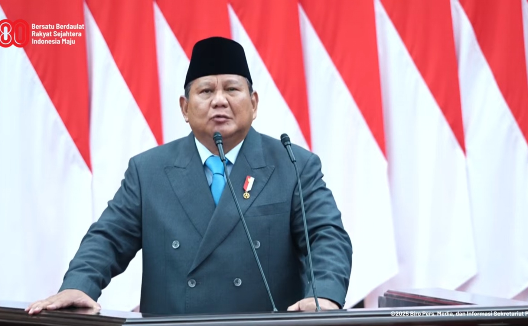 Pidato Kenegaraan di MPR/DPR, Prabowo Pamerkan Berbagai Capaian: Sekolah Rakyat, KMP hingga Cadangan Beras