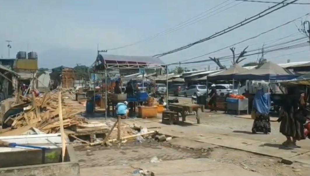 116 Lapak Pasar Induk Gadang Dibongkar, Penertiban Berlangsung Kondusif