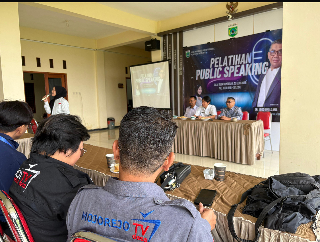 Kominfo Kota Batu Gelar Pelatihan Public Speaking untuk KIM se-Kota Batu