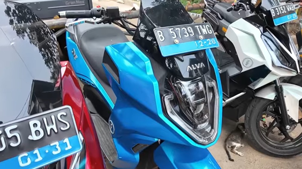 ALVA One Bekas Muncul di Dablong EV, Sudah Pakai Setang Variasi dan Kondisinya Masih Mulus