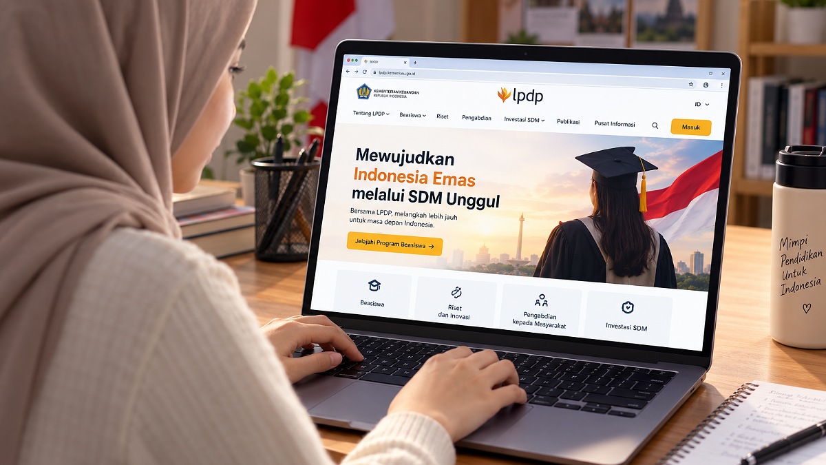 Cara Daftar Beasiswa LPDP 2026 melalui Laman lpdp.kemenkeu.go.id, Simak 5 Langkahnya