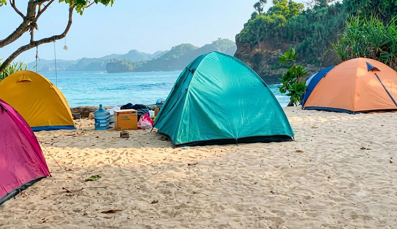 Sensasi Senja dan Bermalam di Batu Bekung: Menikamti Romantisme Sunset Hingga Camping