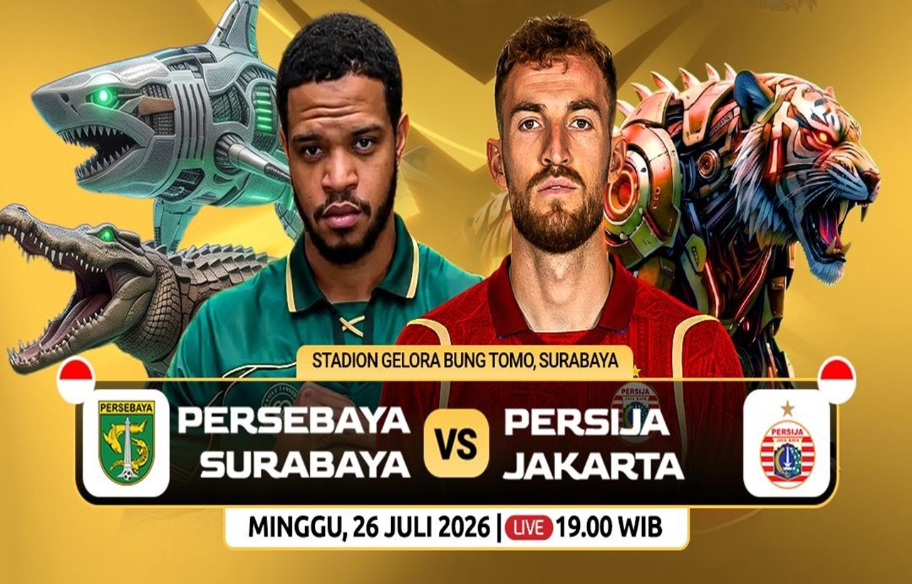 Link Live Streaming Persebaya vs Persija Malam Ini, Kick-off 19.30 WIB di Piala Presiden 2026
