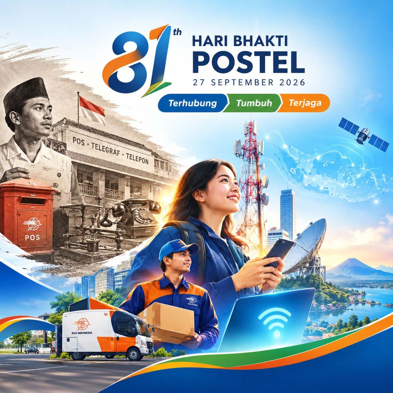 Hari Bhakti Postel ke-81: Ketika Pos dan Telekomunikasi Masuk Era Digital