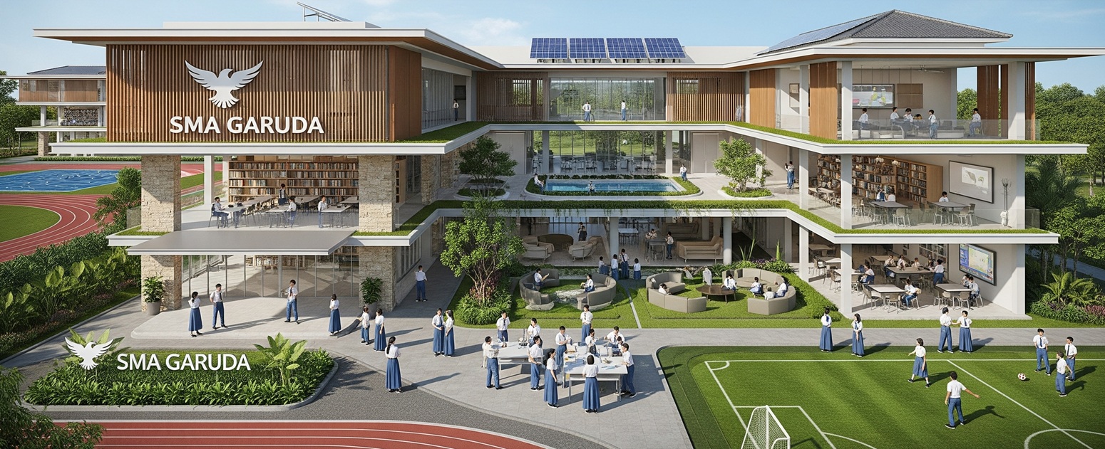 Masuk Sekokah Garuda Bisa Lewat Dua Jalur: Beasiswa dan Berbayar